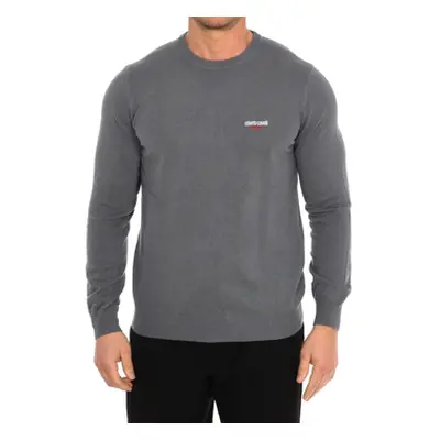 Roberto Cavalli FSX600-GIGLIO men's Sweatshirt in Grey