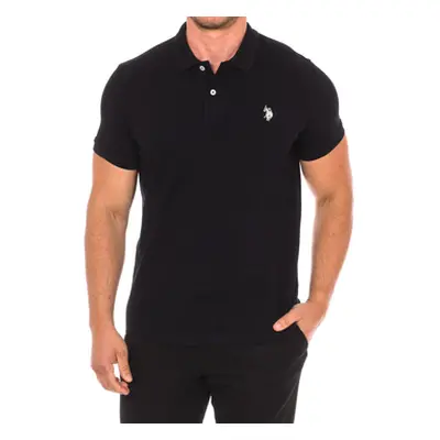 U.S Polo Assn. 67940-199 men's Polo shirt in Black