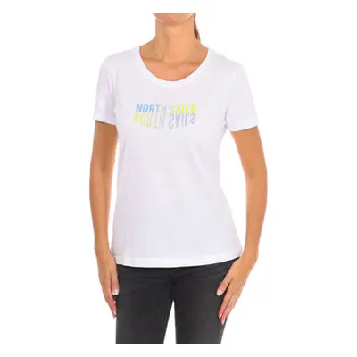 North Sails 9024290-101 women's T shirt in White