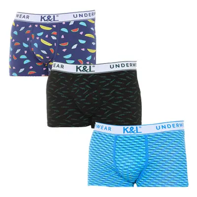 Kisses&Love KLB4-3006-SURTIDO men's Boxers in Blue