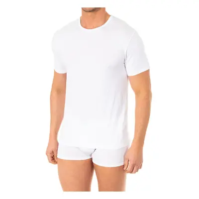 Abanderado A040W-BLANCO men's T shirt in White