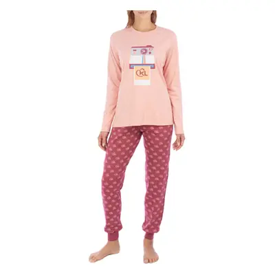 Kisses&Love KLP1-45241 women's Sleepsuits in Pink