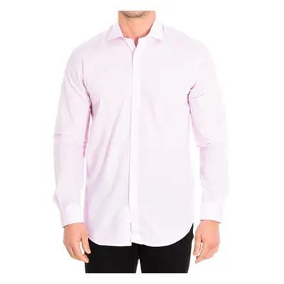 CafÃ© Coton BRUCE6-33LS men's Long sleeved Shirt in Multicolour