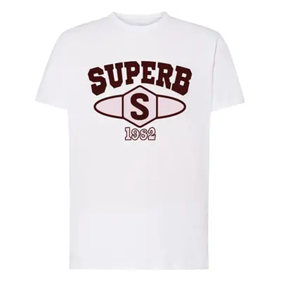 Superb 1982 SPRBCA-2201-WHITE men's T shirt in White