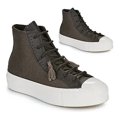 Converse CHUCK TAYLOR ALL STAR LIFT women's Shoes (High-top Trainers) in Brown