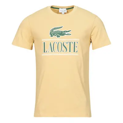 Lacoste TH1218 men's T shirt in Beige