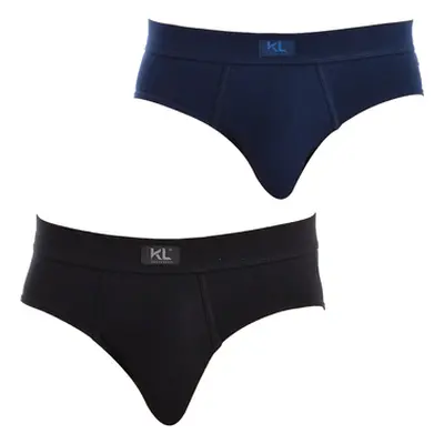 Kisses&Love KLS2-2012-BLACK-NAVY men's Underpants / Brief in Multicolour