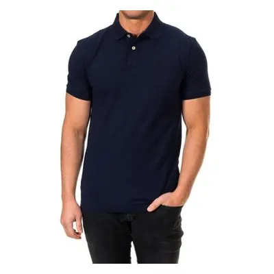 Hackett HM561503-595 men's Polo shirt in Marine