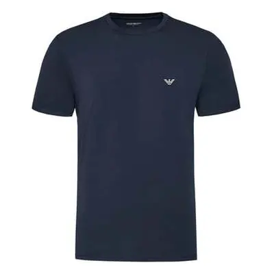 Emporio Armani Beach Crew Neck T-Shirt Armani Blue men's in Blue