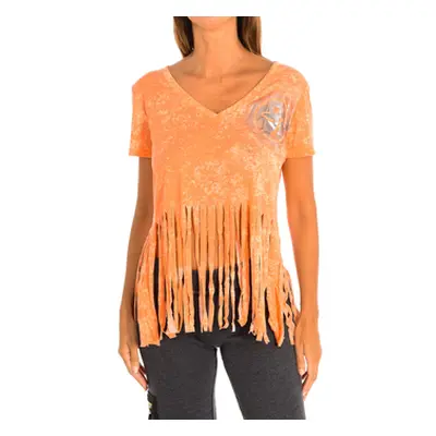 Zumba Z1T00401-MANGO women's T shirt in Orange