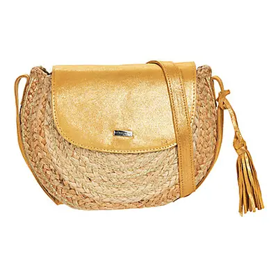 Les Tropéziennes par M Belarbi GOBI women's Shoulder Bag in Beige