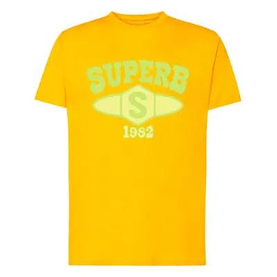 Superb 1982 SPRBCA-2201-YELLOW men's T shirt in Yellow