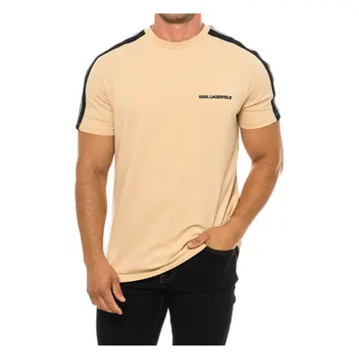 Karl Lagerfeld 755403533221-400 men's T shirt in Beige