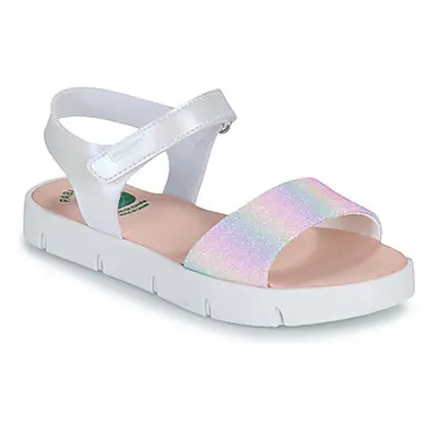 Pablosky POLINA girls's Children's Sandals in White