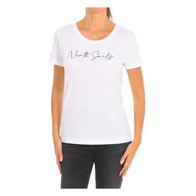 North Sails 9024330-101 women's T shirt in White