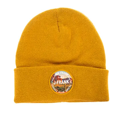 John Frank JFBN18W01-MOSTAZA men's Beanie in Yellow