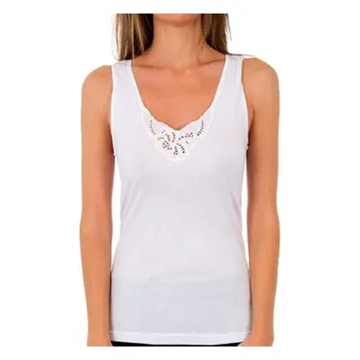 Abanderado 4750-BLANCO women's Vest top in White