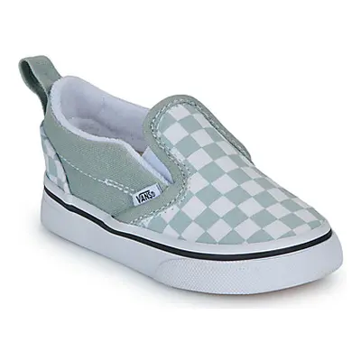 Vans Slip-On V boys's Children's Slip-ons (Shoes) in Grey