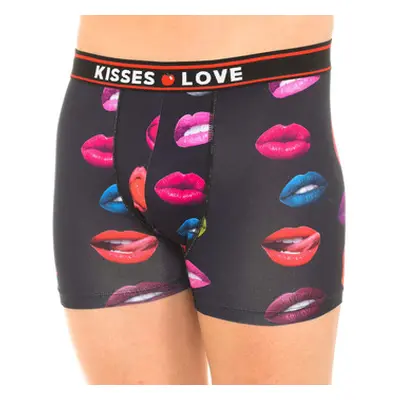 Kisses&Love KLB5-10001 men's Boxers in Multicolour