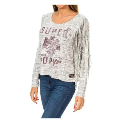 Superdry G60000GN-XDN women's Sweatshirt in Grey