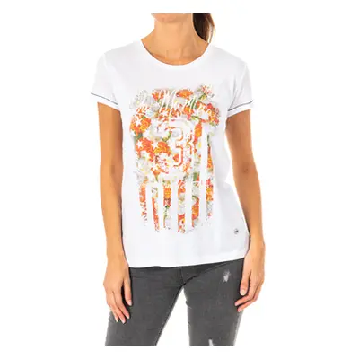 La Martina LWR309-00001 women's T shirt in White