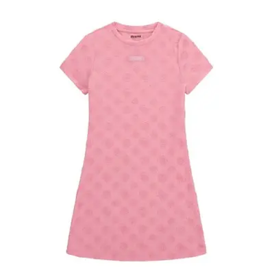 Guess SS DRESS girls's Children's dress in Pink