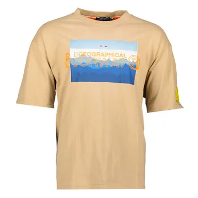 Geographical Norway SY1369HGN-Beige men's T shirt in Beige