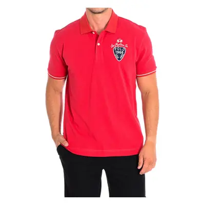 La Martina TMP302-PK097-06017 men's Polo shirt in Red