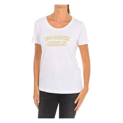 North Sails 9024320-101 women's T shirt in White