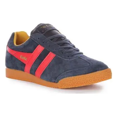 Gola Harrier Navy Red For Women women's Trainers in Blue