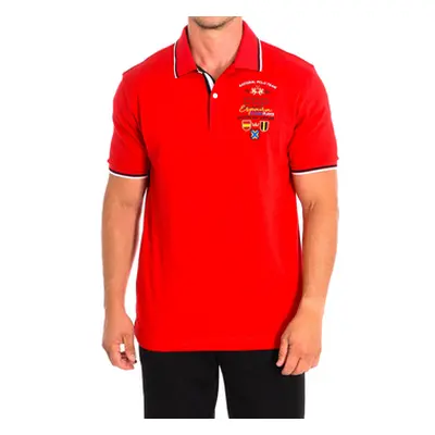 La Martina TMP312-JS303-06008 men's Polo shirt in Red