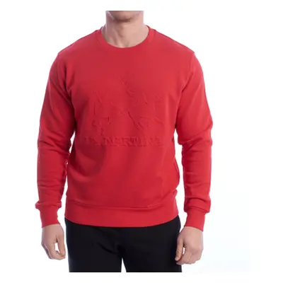 La Martina TMF003-FP221-06008 men's Sweatshirt in Red