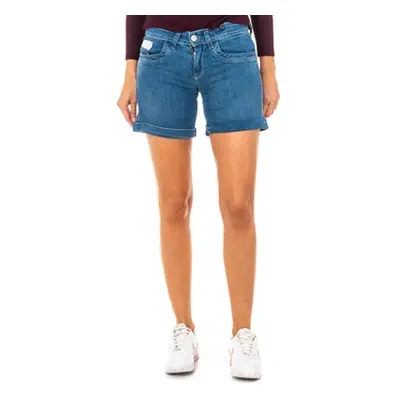 La Martina LWB002-D7002 women's Shorts in Blue