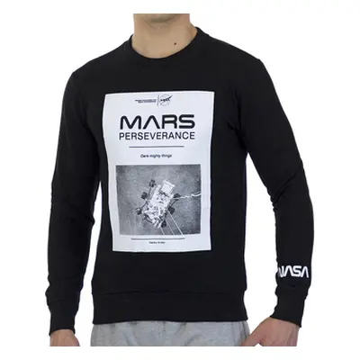 Nasa MARS03S-BLACK men's Sweatshirt in Black