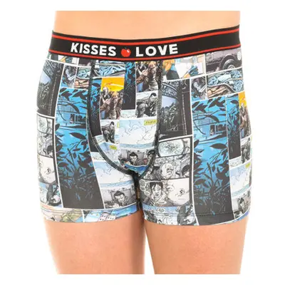 Kisses&Love KLB5-10009 men's Boxers in Multicolour