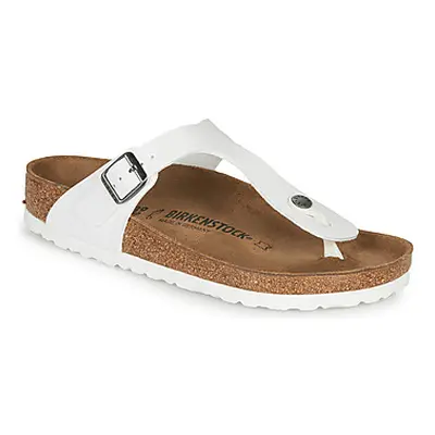 BIRKENSTOCK GIZEH men's Flip flops / Sandals (Shoes) in White