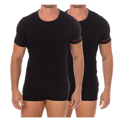 Bikkembergs BKK1UTS05BI-BLACK men's T shirt in Black