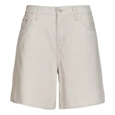 Levis HIGH BAGGY SHORT women's Shorts in White