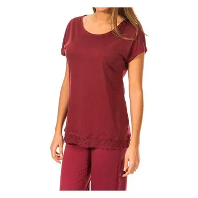 Tommy Hilfiger 1487904330-621 women's T shirt in Red