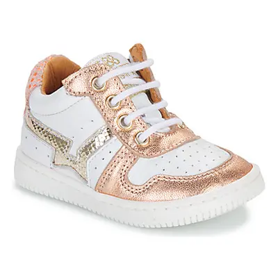 GBB BOUBI girls's Children's Shoes (High-top Trainers) in White