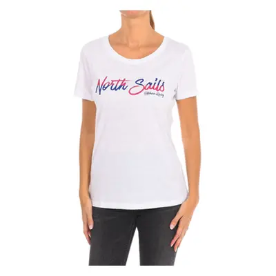 North Sails 9024310-101 women's T shirt in White