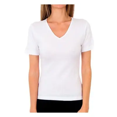 Abanderado P04AN-BLANCO women's T shirt in White