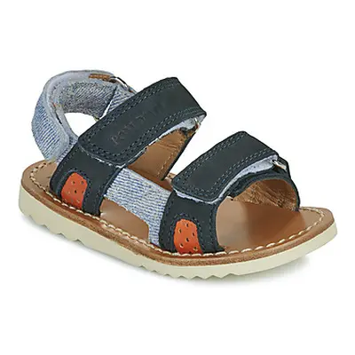 Pom d'Api WAFF TREK boys's Children's Sandals in Blue