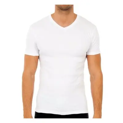 Abanderado 0205-BLANCO men's T shirt in White