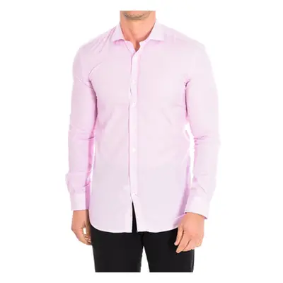 CafÃ© Coton JUNO6-SLIM-33LS men's Long sleeved Shirt in Multicolour