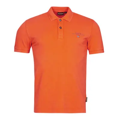 Napapijri ELBAS 4 men's Polo shirt in Orange