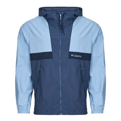 Columbia SPIRE VALLEY HOODED WINDBREAKER men's Jacket in Blue