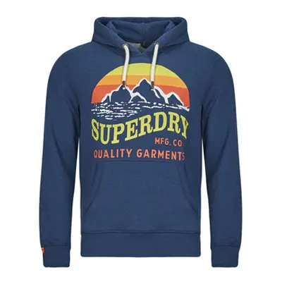 Superdry CORE LOGO GREAT OUTDOORS men's Sweatshirt in Marine