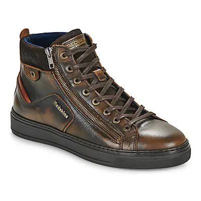 Redskins HOPESI men's Shoes (High-top Trainers) in Brown