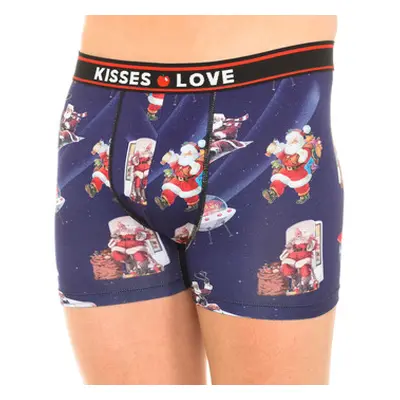 Kisses&Love KLB5-10003 men's Boxers in Multicolour